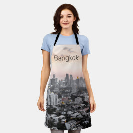 Tablier Bangkok Skyline Sunset Panorama BKK Thaïlande