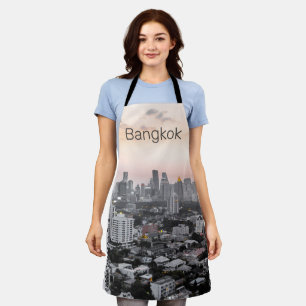 Tablier Bangkok Skyline Sunset Panorama BKK Thaïlande