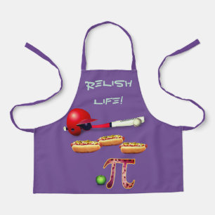 Tablier Barbecue Amusant Baseball Hot-Dogs Tarte aux Pomme