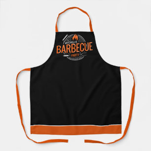 Tablier Barbecue Grill Party de Famille personnalisé NOM
