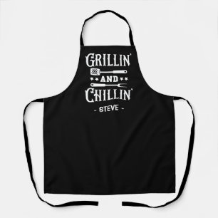 Tablier Barbecue Grillin et Chillin
