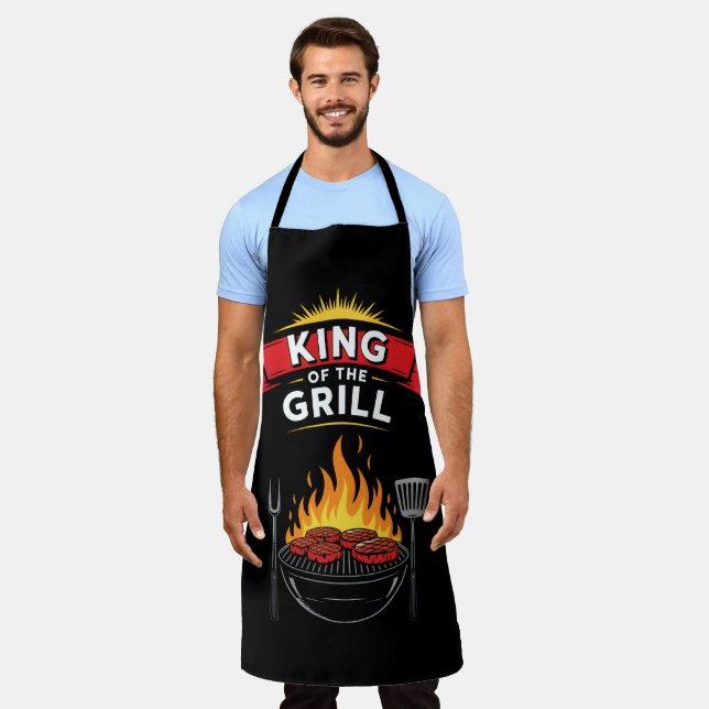 Tablier Barbecue King of the Grill (Porté)