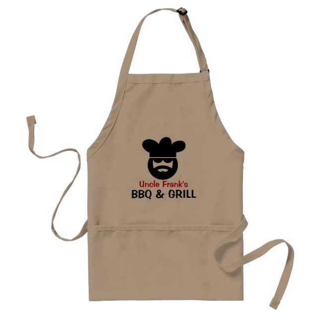 Tablier barbecue personnalisé pour hommes (Devant)