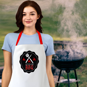Tablier Barbecue végétal pour les maîtres grillades du bar