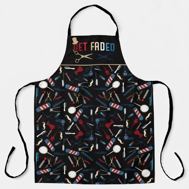 Tablier Barber Get Faded (Recto)