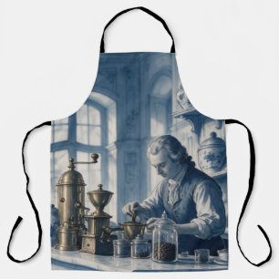 Tablier Barista Berlin Café Delft Blue des années 1700