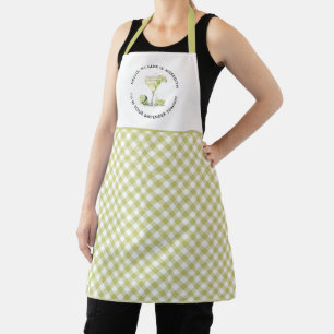 Tablier Bartender Margarita Cocktail Motif Check