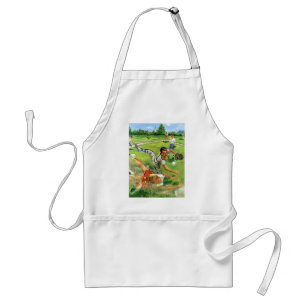 Tablier Baseball de sport vintage, équipes d'enfants jouan
