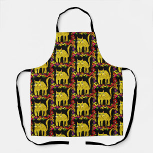 Tablier Basi le Motif de chat Apron