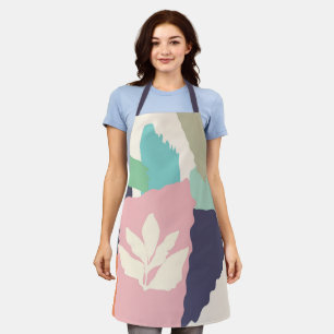 Tablier Basil Abstrait Artistique Blocs de Couleur Moderne