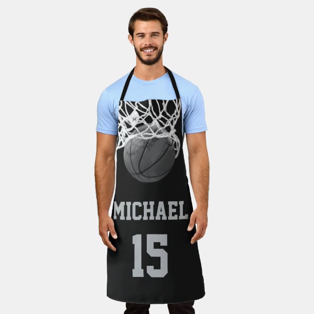 Tablier Basket-ball Votre nom (Porté)