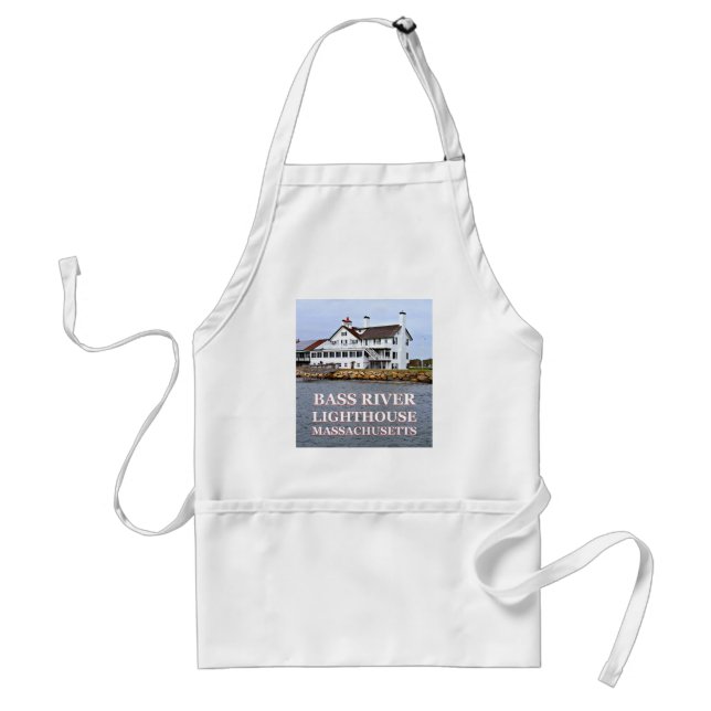 Tablier Bass River Lighthouse, Massachusetts Cuisine Apron (Devant)