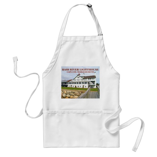 Tablier Bass River Lighthouse, Massachusetts Cuisine Apron (Devant)