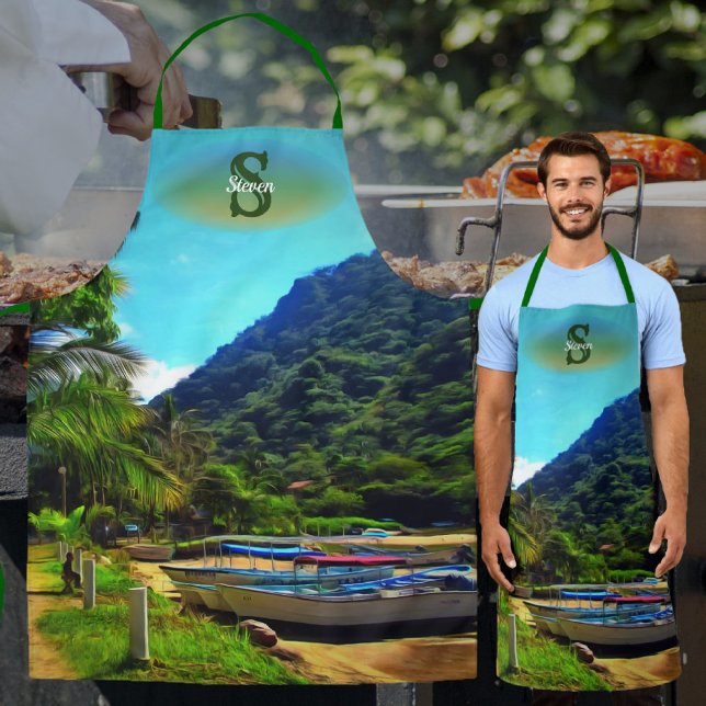 Tablier Bateaux Mismaloya sur la rivière 0350 (Créateur téléchargé)