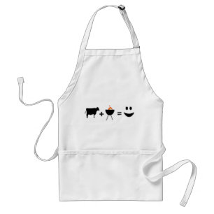Tablier BBQ de vache heureux