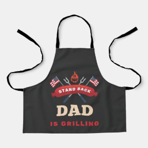 Tablier BBQ Fumer Se Reposer Papa Grille Père Amusant