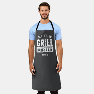 Tablier BBQ Grill Master Personnalisé Meilleur papa Père