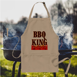 Tablier BBQ King Red Flames Cooker Dit Apron