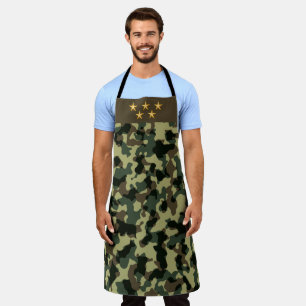 Tablier BBQ Lover Griller Cinq étoiles Maman Papa Camoufla