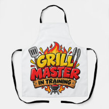 Tablier BBQ Maître de Grill en Formation