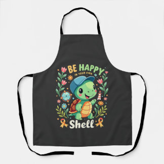 Tablier Be Happy In Your Own Shell Turtle Autism Awareness