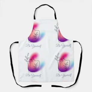 Tablier "Be Yourself" tout-sur-impression, Moyen 2
