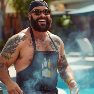 Tablier Bear Paw Stripe