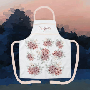 Tablier Beau bouquet de fleur de terrain personnalisé tabl
