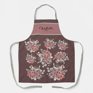 Tablier Beau bouquet de fleur de terrain personnalisé tabl