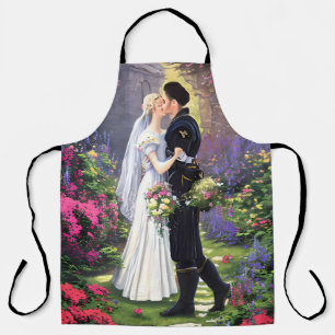Tablier Beau Couple dans le Parc