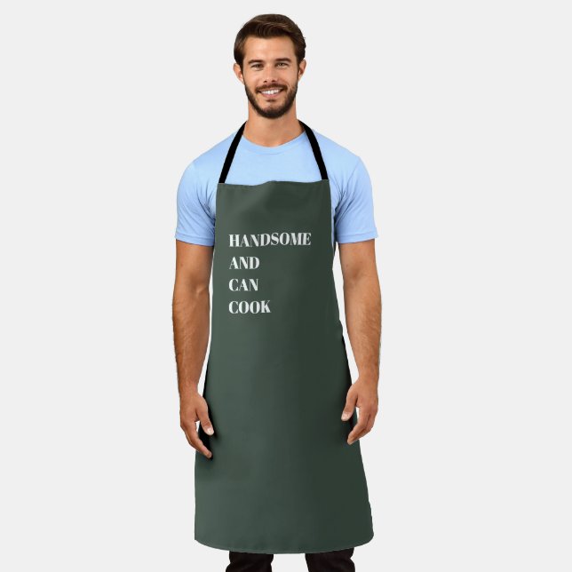 Tablier Beau et cuisinière (Porté)