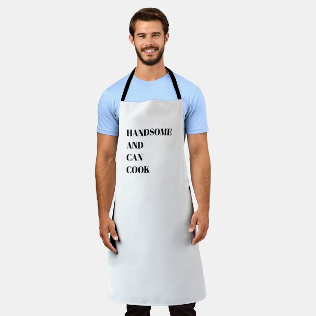 Tablier Beau et cuisinière (Porté)