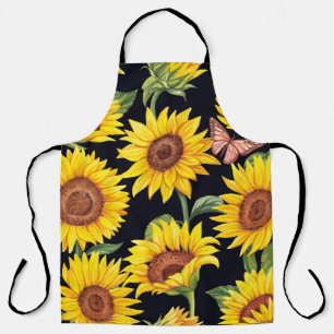 Tablier Beau motif de tournesols