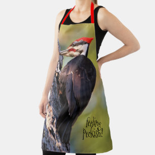 Tablier Beau pic pilé sur l'arbre