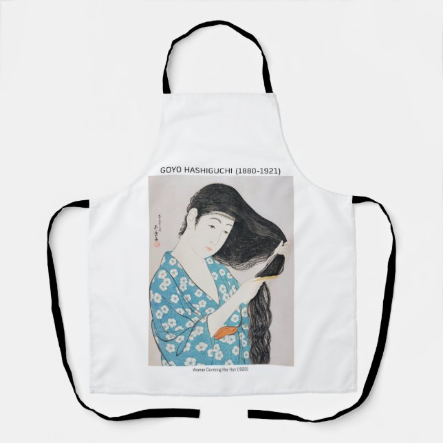 Tablier Beautés des femmes japonaises - Goyō Hashiguchi (Recto)