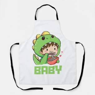 Tablier bébé godzilla