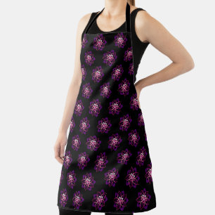 Tablier Belle Fleur rose violet