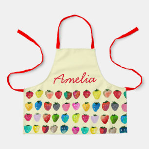Tablier Belle fraise motif enfants