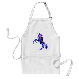 Tablier Belle image brillante de licorne rose galaxy