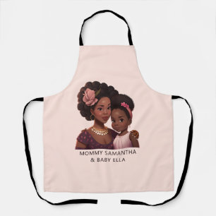 Tablier Belle maman et fille noire (14)