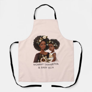 Tablier Belle mère et fille noire (11)