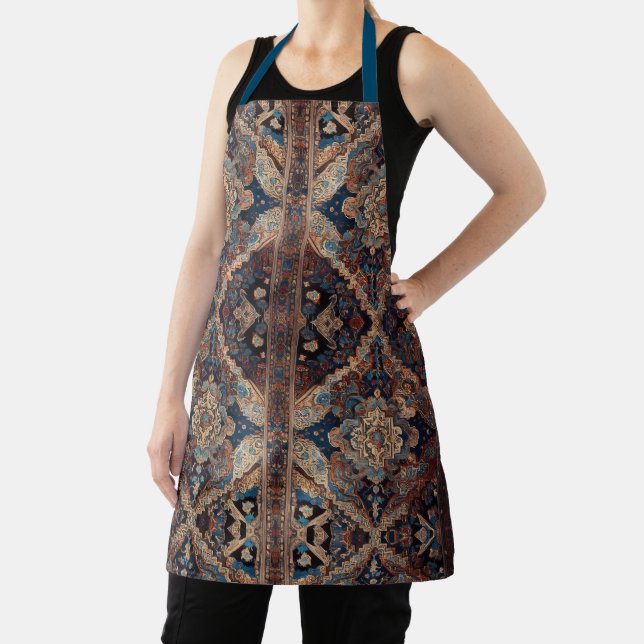 Tablier Belle Perse Ancien Motif Collection Moderne (Insitu)