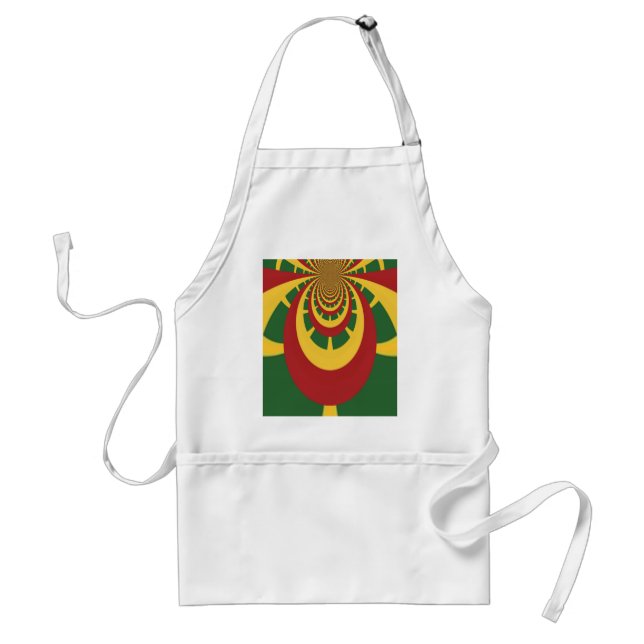 Tablier Belle Rasta Extraordinaire Couleurs Art Imprimer (Devant)