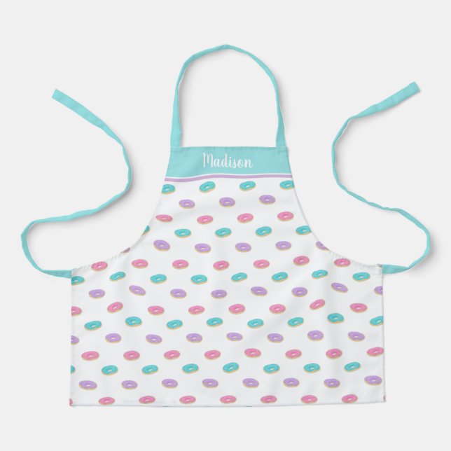 Tablier Belle saupoudrer les beignets Motif Enfants person (Recto)