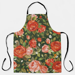 Tablier Belles fleurs de pivoine sans couture motif