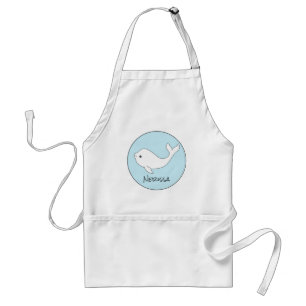 Tablier Béluga Nom de la baleine Apron