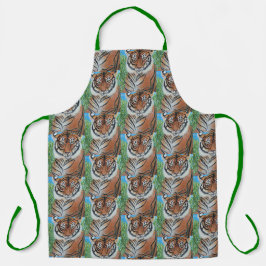 Tablier Bengal Tiger All-Over Print Apron