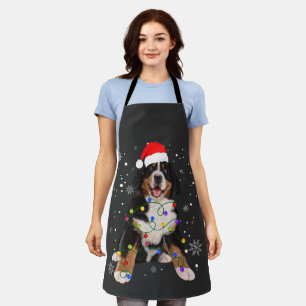 Tablier Berese Mountain Dog Lights Christmas Matching Fam