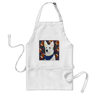 Tablier Berger allemand blanc
