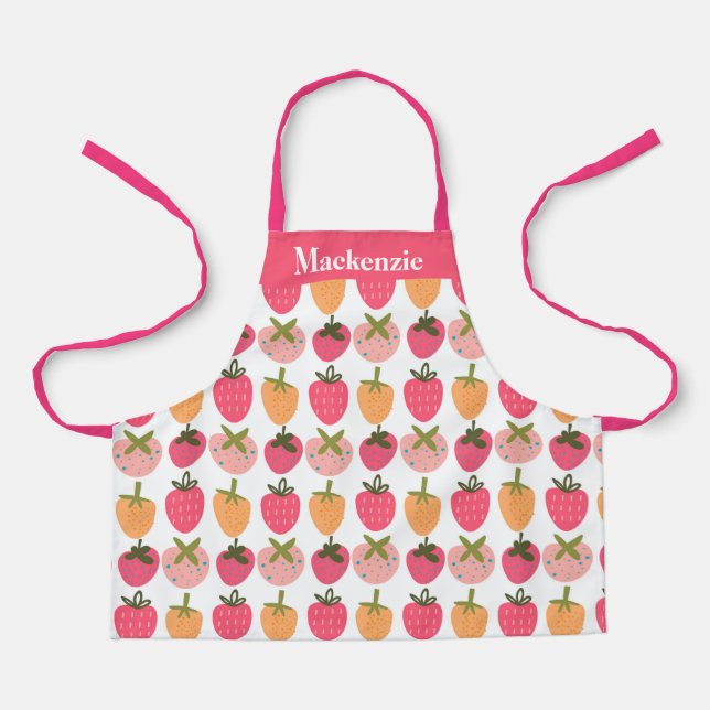 Tablier Berry Sweet Kids personnalisé (Recto)